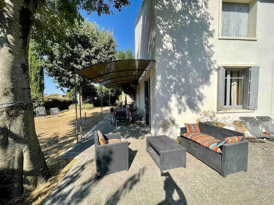La Maison Du Prieure Vezenobres Exteriör bild